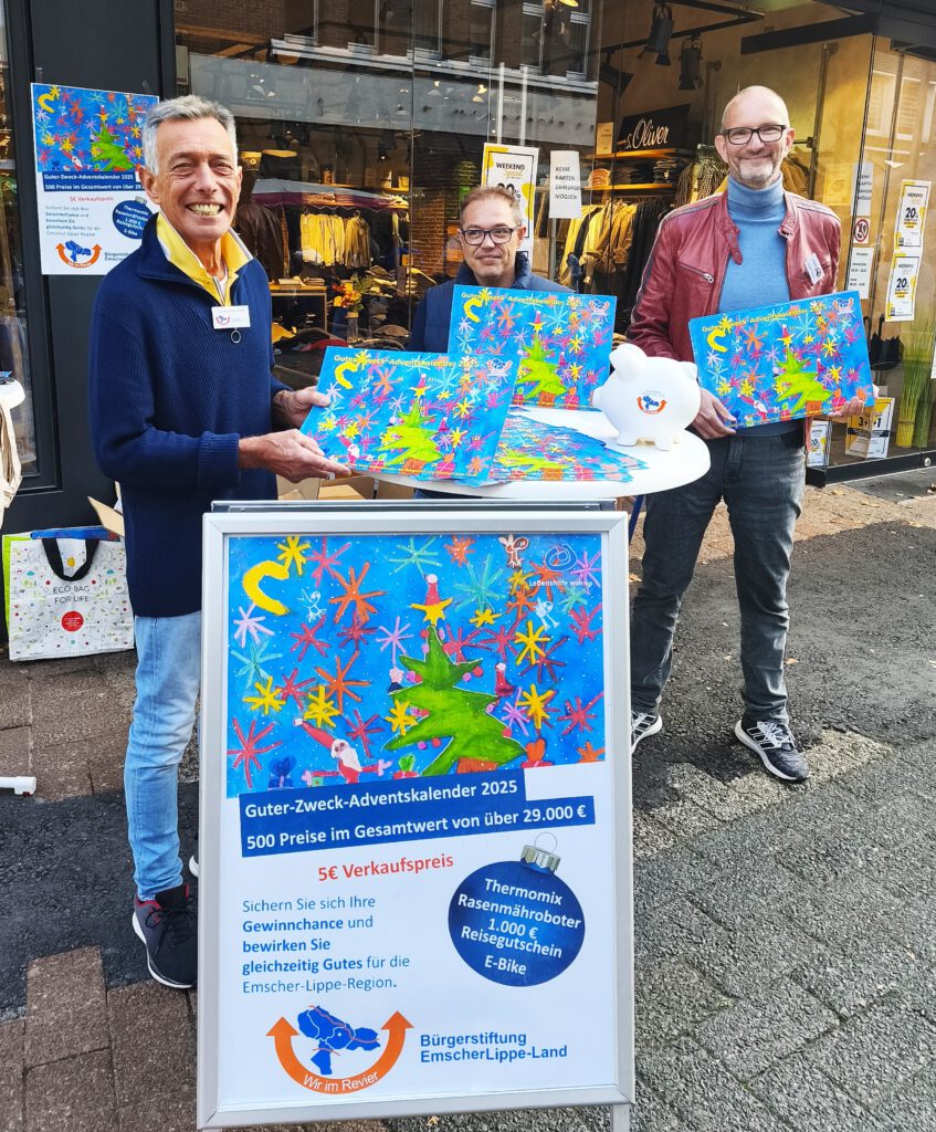 Bürgerstiftung EmscherLippe-Land startet  16. Adventskalenderaktion beim Dattelner Herbst